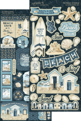 The Beach is Calling Stickers - Graphic 45