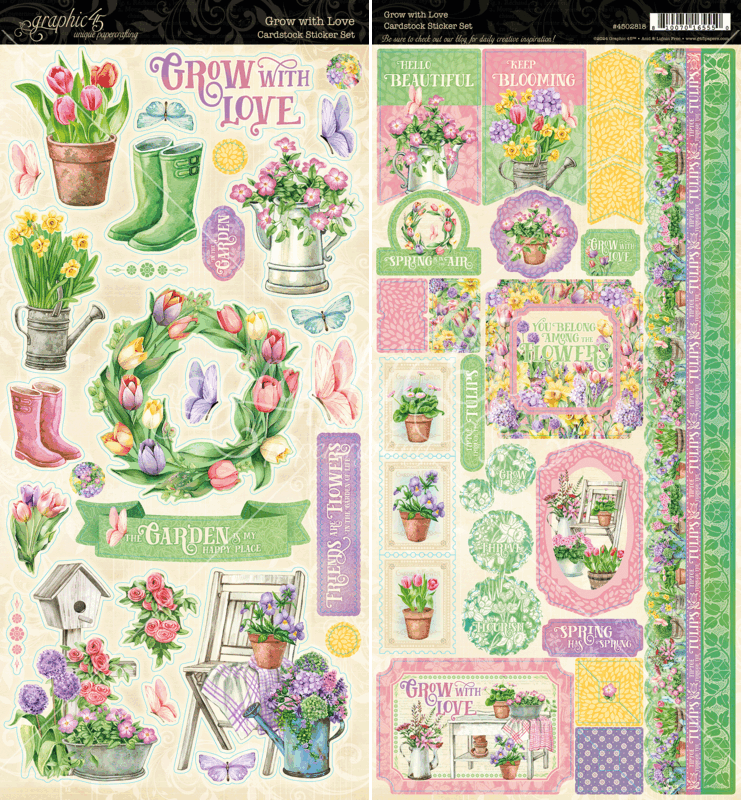Grow with Love Stickers - Graphic 45