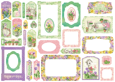Grow with Love - Graphic 45 Tags and Frames