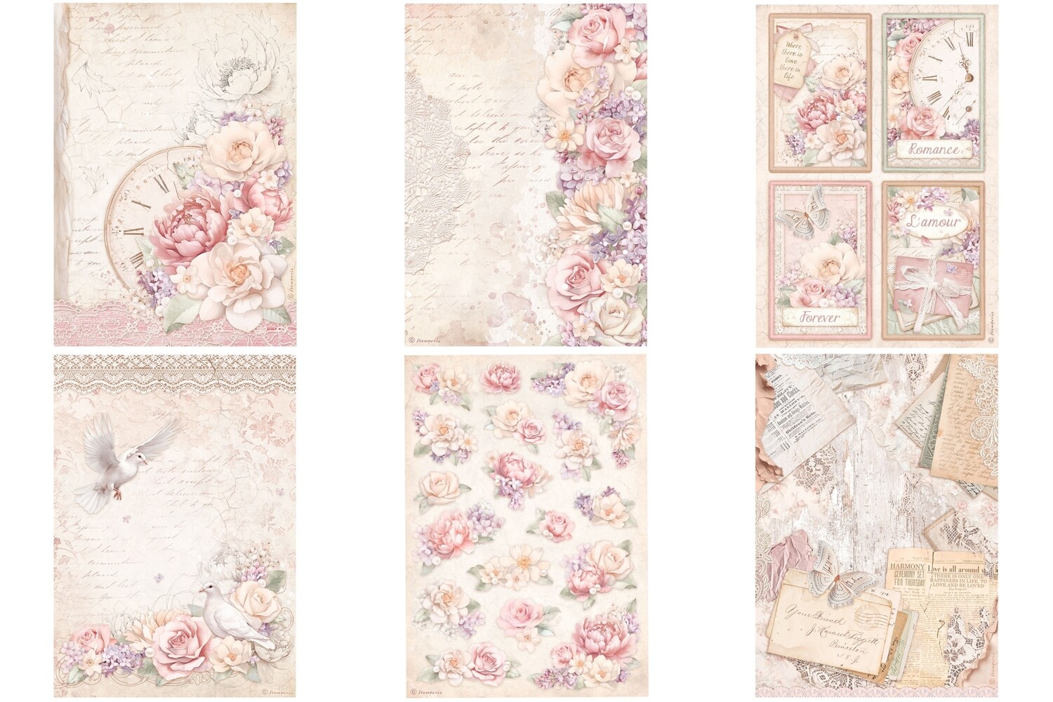 Romance Forever A4 - Stamperia
