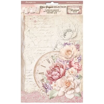 Romance Forever Selection 6pk A4 - Stamperia
