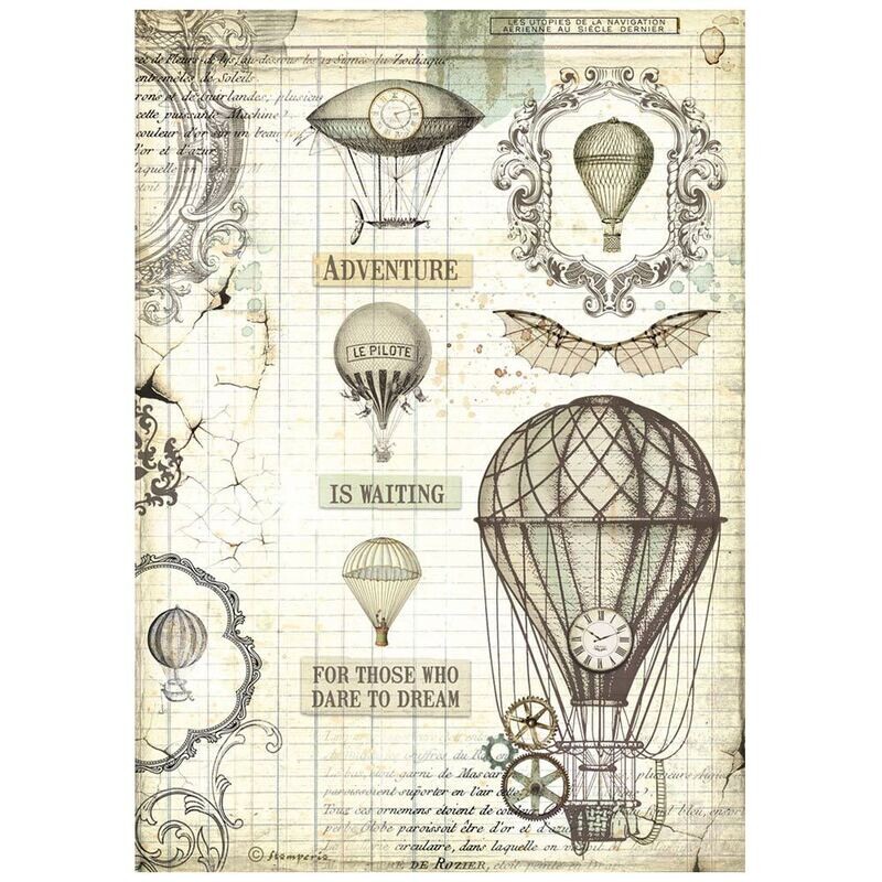 Voyages Fantastiques A4 - Stamperia
