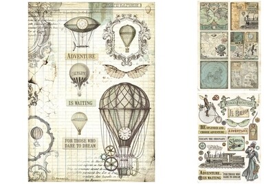 Voyages Fantastiques A4 - Stamperia