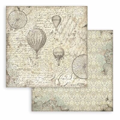 Voyages Fantastiques Backgrounds 8x8 - Stamperia
