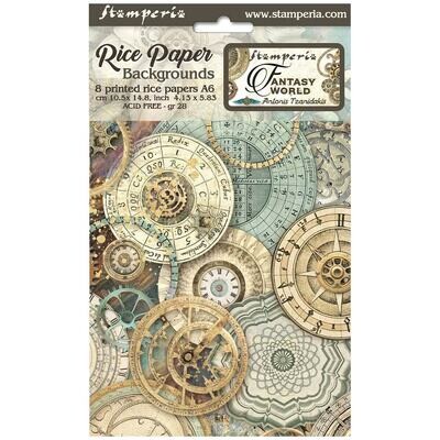 Sir Vagabond in Fantasy World Selection 8pk A6 - Stamperia