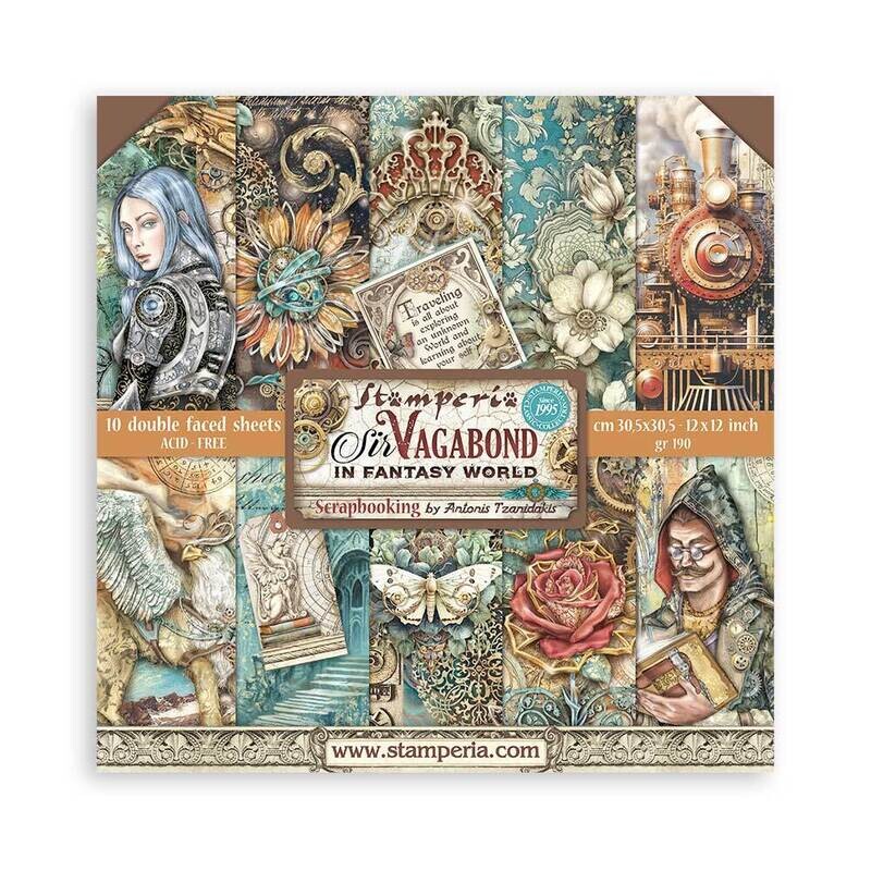 Sir Vagabond in Fantasy World 12x12 - Stamperia