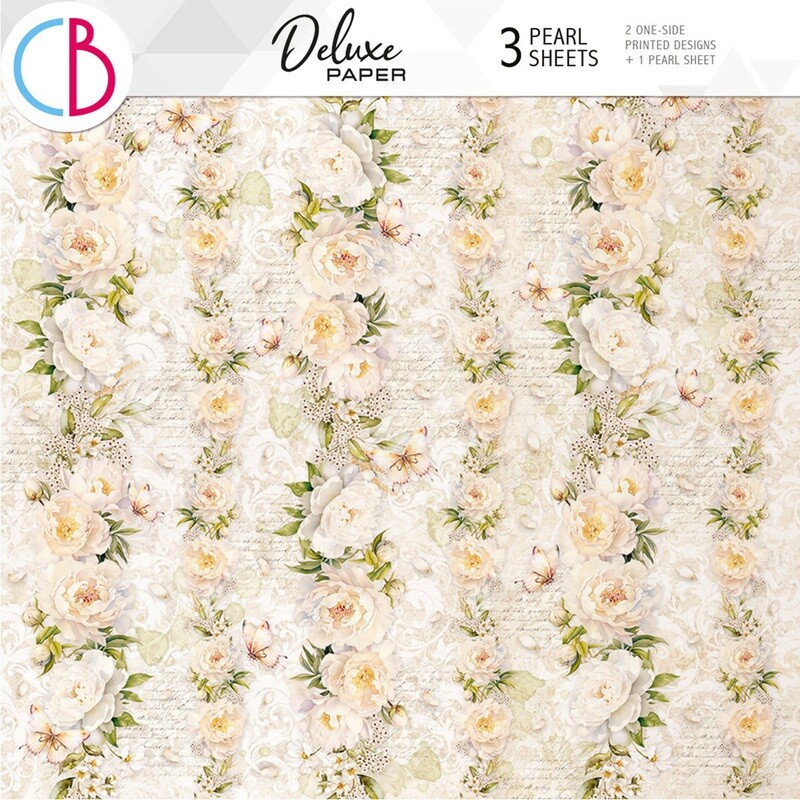 Always &amp; Forever 12x12 Deluxe Pearl Paper - Ciao Bella