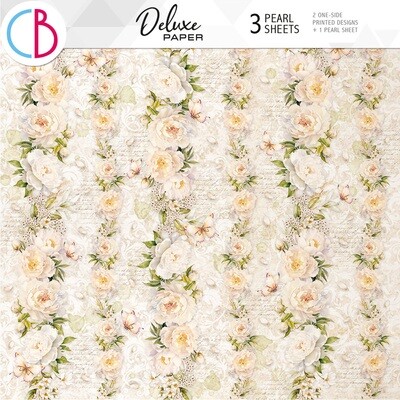 Always &amp; Forever 12x12 Deluxe Pearl Paper - Ciao Bella