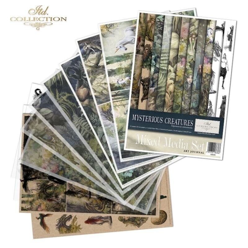 Mysterious Creatures A4 Mixed Media Set - ITD Collection