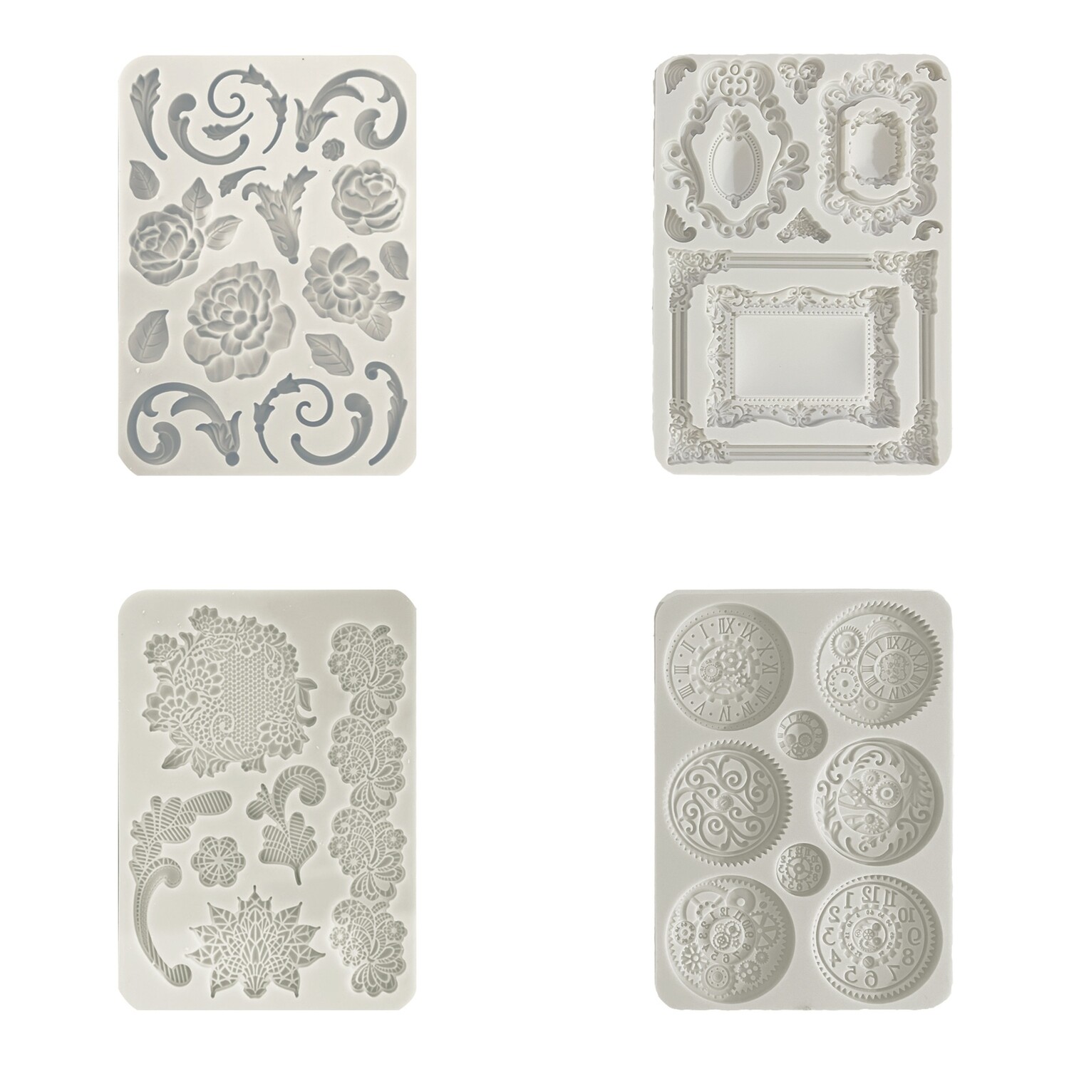 Brocante Antiques A5 Silicone Mold - Stamperia