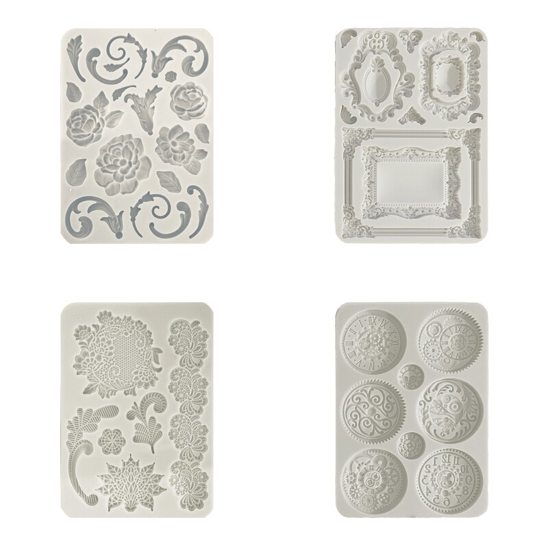 Brocante Antiques A5 Silicone Mold - Stamperia