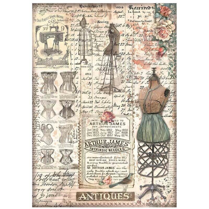 Brocante Antiques A4 - Stamperia