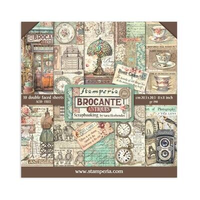 Brocante Antiques 8x8 - Stamperia