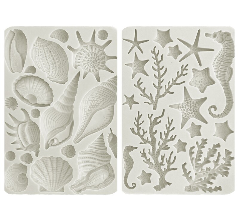Sea Land A5 Silicone Mold - Stamperia
