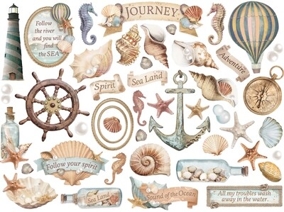 Sea Land Die Cuts - Stamperia
