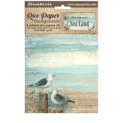 Sea Land Selection 8pk A6 - Stamperia