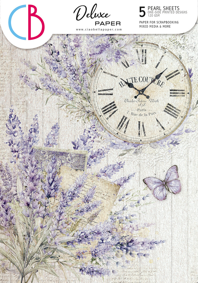 Morning in Provence A4 Deluxe Pearl Sheets - Ciao Bella
