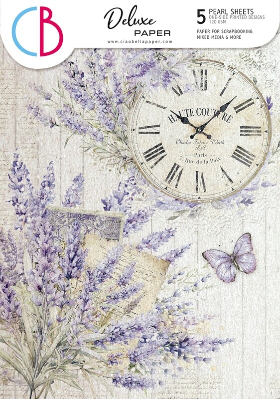 Morning in Provence A4 Deluxe Pearl Sheets - Ciao Bella