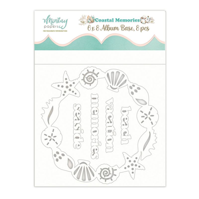 Coastal Memories 6x8 Chipboard Album - Mintay Papers