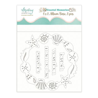 Coastal Memories 6x8 Chipboard Album - Mintay Papers