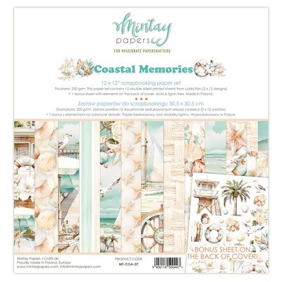 Coastal Memories 12x12 - Mintay Papers