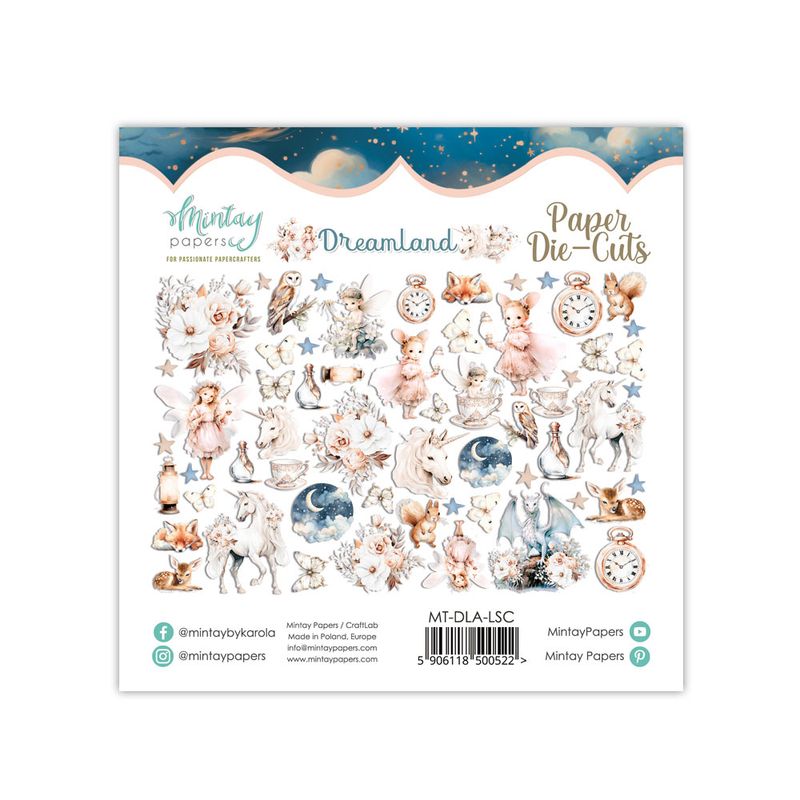 Dreamland Die Cuts - Mintay Papers