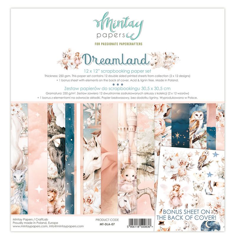 Dreamland 12x12 - Mintay Papers
