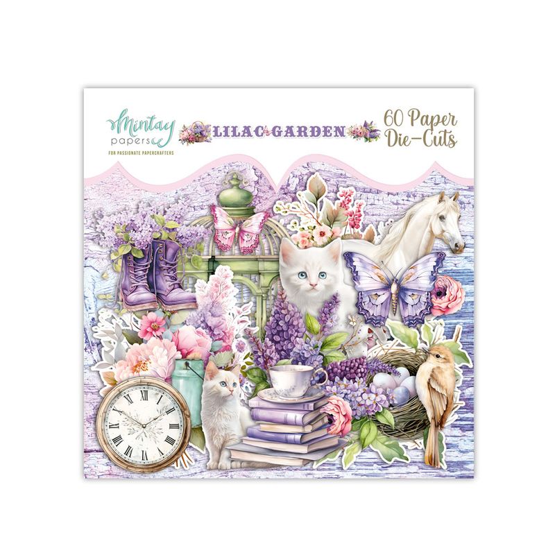 Lilac Garden Die Cuts - Mintay Papers Lilac Garden Die Cuts - Mintay Papers