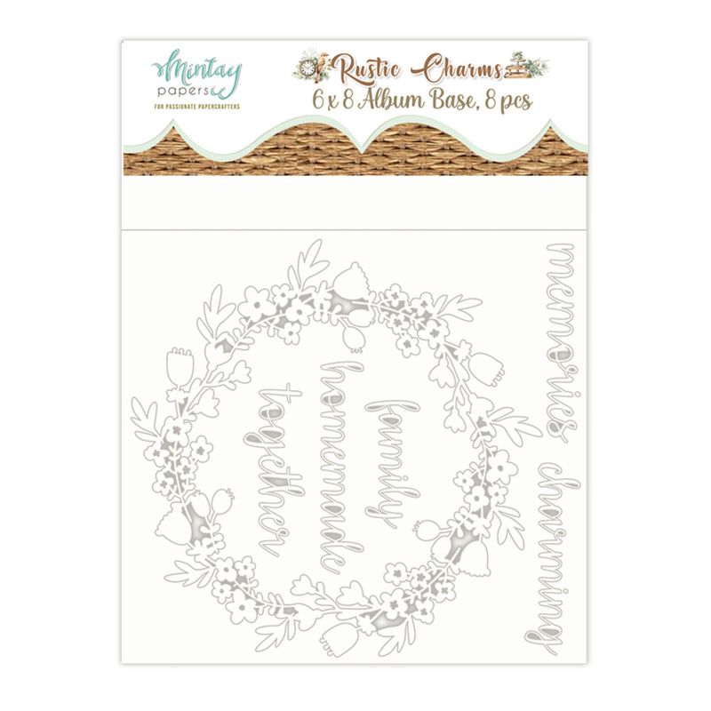 Rustic Charms 6x8 Chipboard Album - Mintay Papers