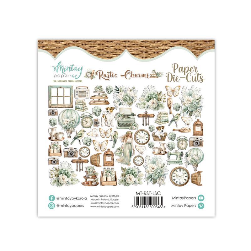 Rustic Charms Die Cuts - Mintay Papers
