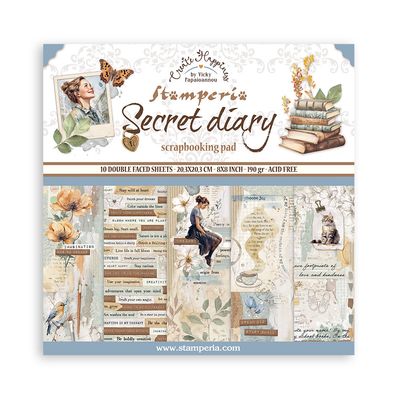 Secret Diary 8x8 - Stamperia Create Happiness