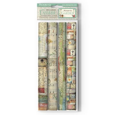 Garden - Stamperia Fabric Sheets