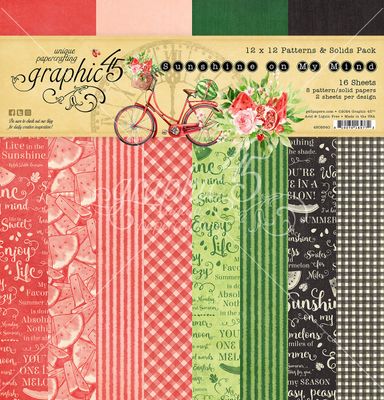 Sunshine on my Mind - Graphic 45 Patterns and Solids Sunshine on my Mind - Graphic 45 Patterns and Solids