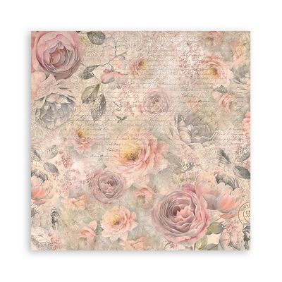 Shabby Rose - Stamperia Fabric Sheets