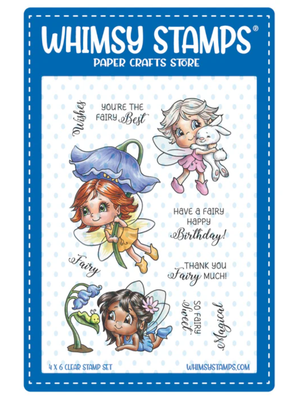 Fairy Wishes Clear Stamp - Whimsy Stamps