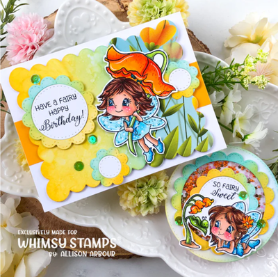 Fairy Wishes Clear Stamp - Whimsy Stamps