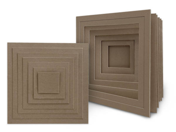 2 in 1 Tunnel &amp; Pyramid Chipboard 8x8 Album - Graphic 45