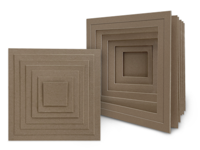 2 in 1 Tunnel &amp; Pyramid Chipboard 8x8 Album - Graphic 45