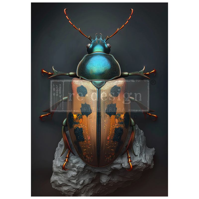 Brass Scarab - Re-Design With Prima