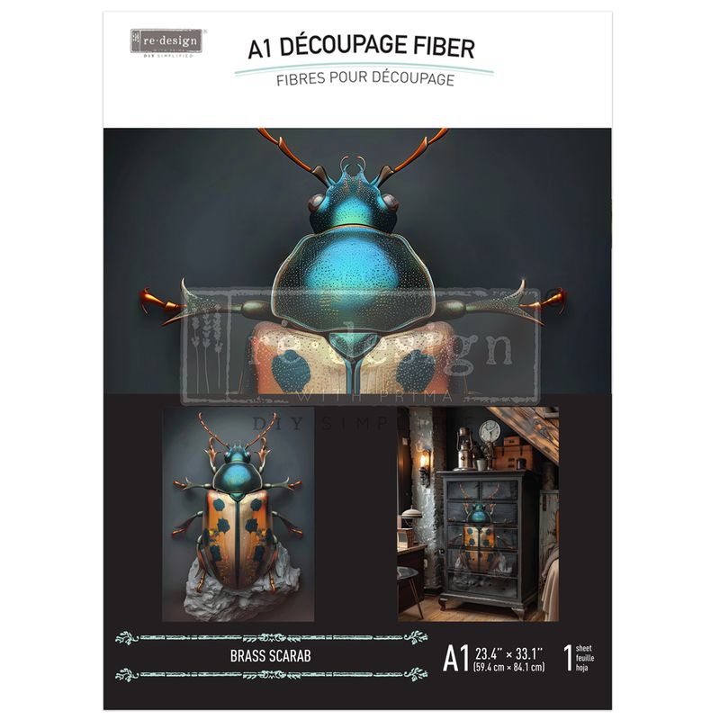 Brass Scarab - Re-Design With Prima