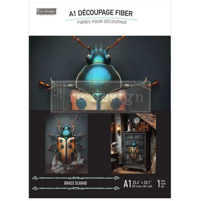 Brass Scarab - Re-Design With Prima