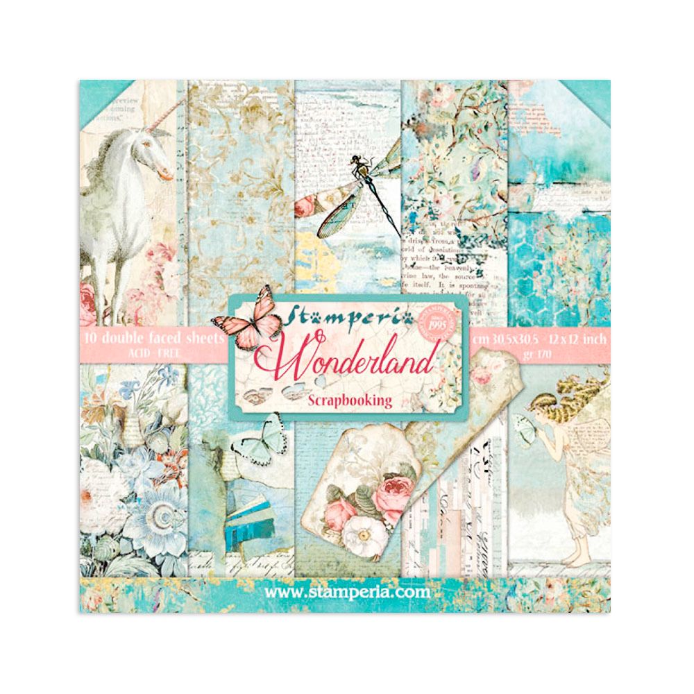 Wonderland 12x12 - Stamperia