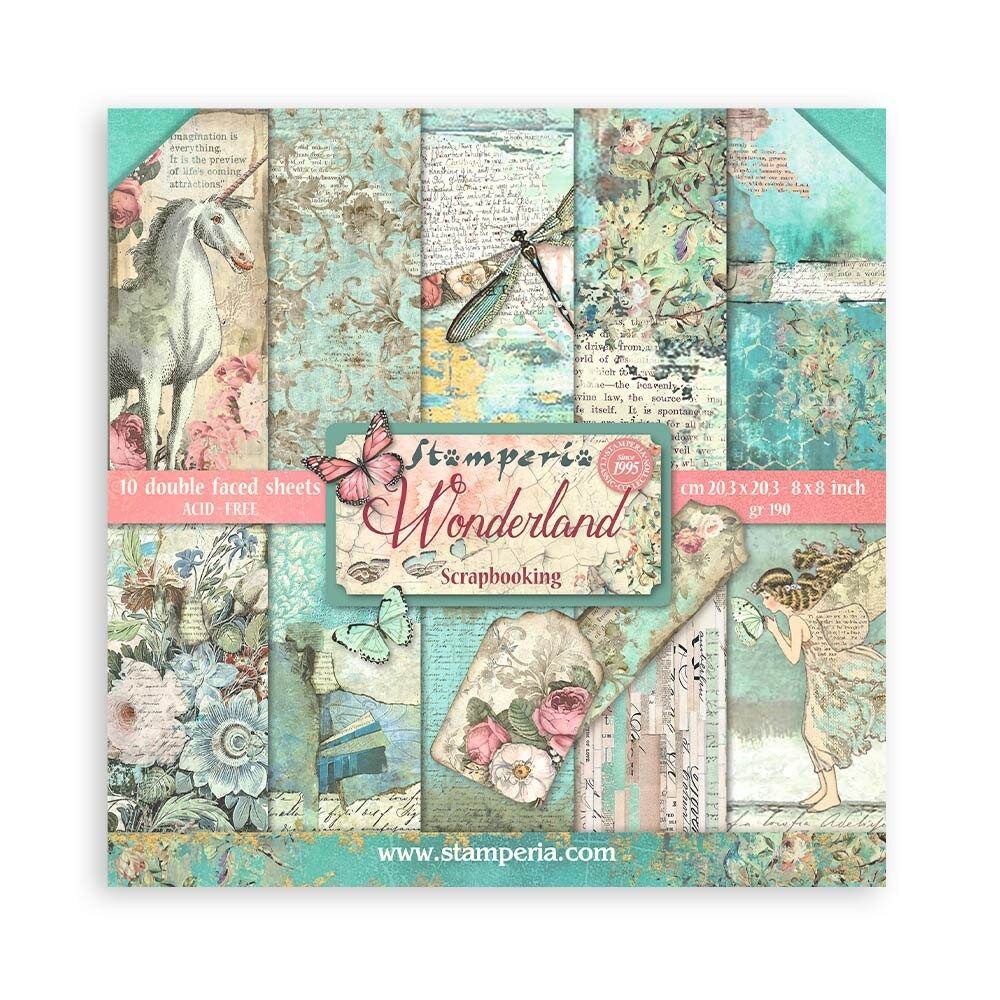 Wonderland 8x8 - Stamperia