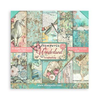Wonderland 8x8 - Stamperia