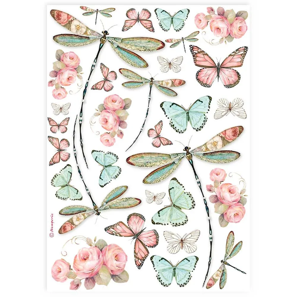 Dragonfly A4 - Stamperia