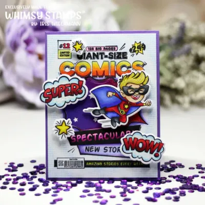 Super Kids Outlines Die Set - Whimsy Stamps