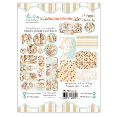 Autumn Splendor Paper Elements - Mintay Papers