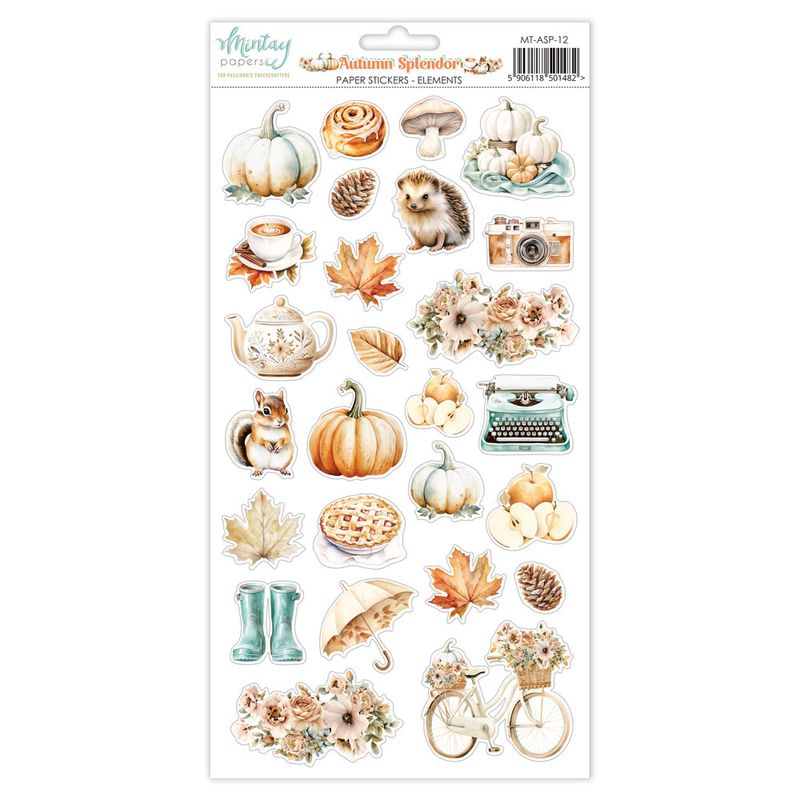 Autumn Splendor Elements Stickers - Mintay Papers