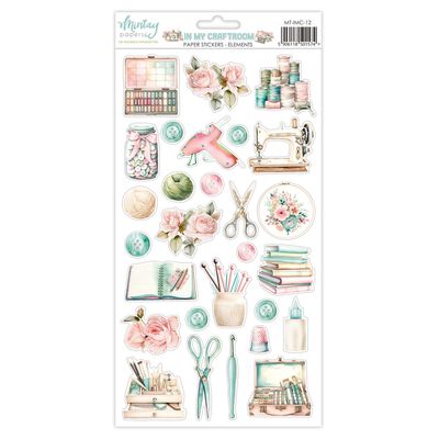 In My Craftroom Elements Stickers - Mintay Papers