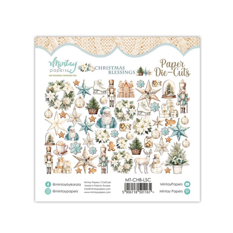 Christmas Blessings Die Cuts - Mintay Papers